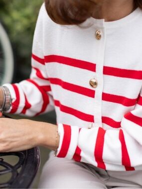 Smash + Tess Ivory Knit Crewneck Top Jilly box